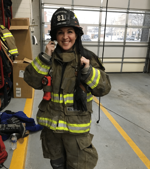 Melanie Squire at Utah fire dept