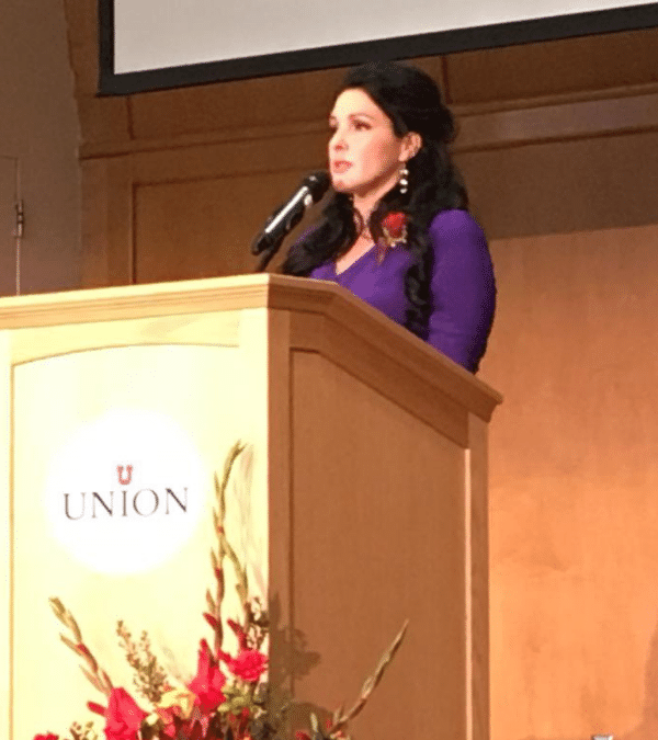 Melanie Squire public speaking in Utah